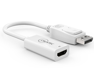 Cruxtec DisplayPort Male to HDMI Female 4K Adapter