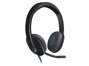 Logitech H540 USB Headset with Noise Canceling Mic Black (981