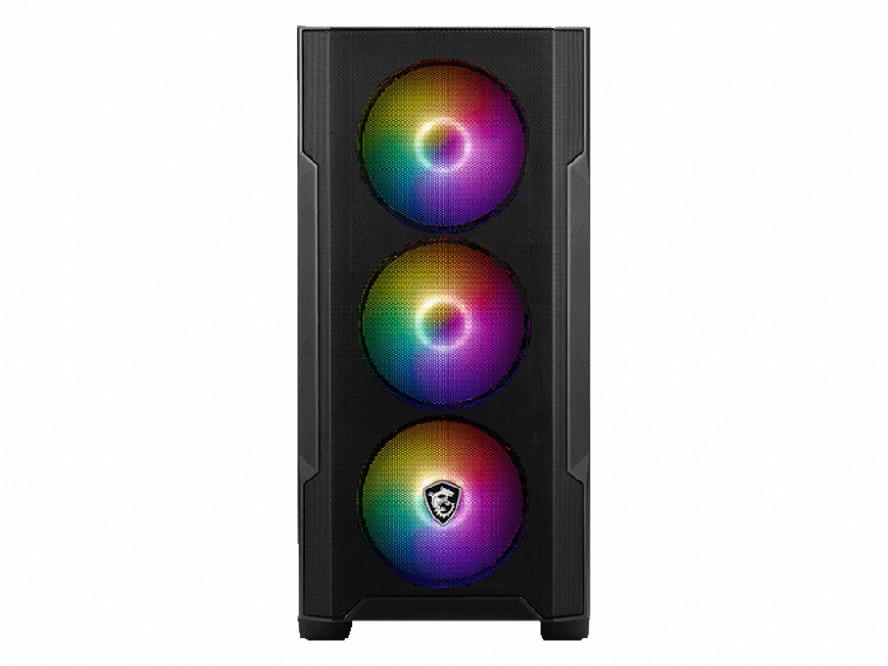 MSI MAG Forge M100R Tempered Glass mATX Case - Cases (no PSU included ...