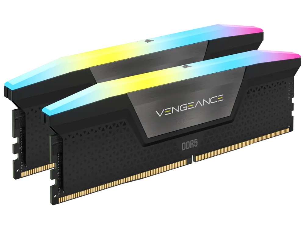 CORSAIR DDR5-5200 VENGEANCE 64GB 32GB×2 Corsair VENGEANCE RGB 32GB (2x16GB) DDR5 5200MHz C40 Desktop RAM