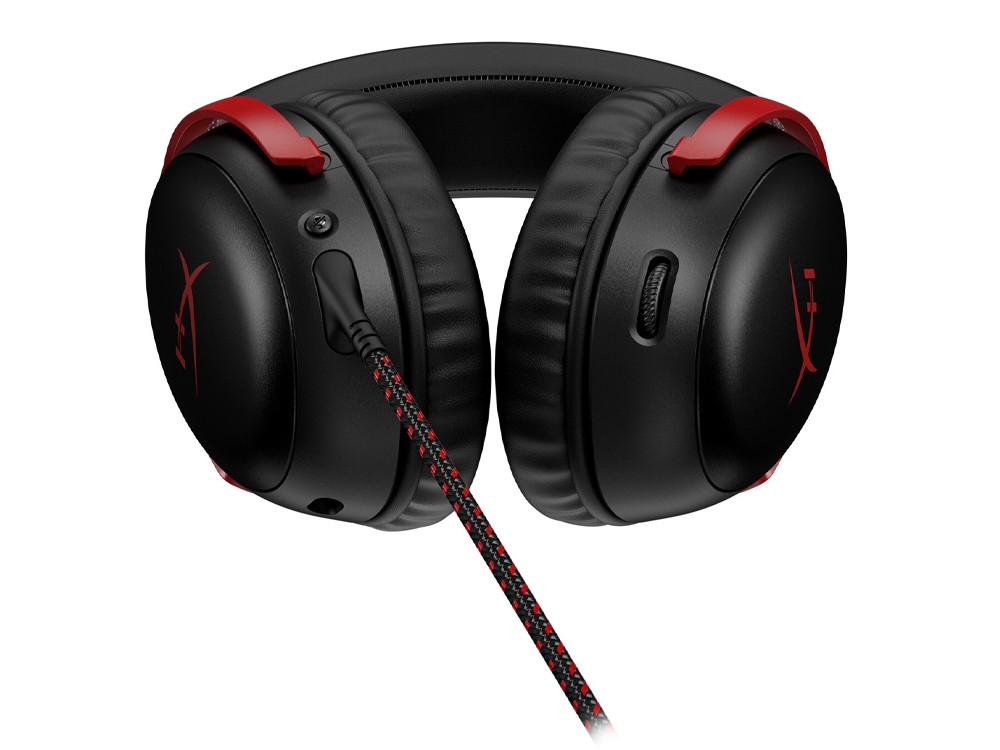 HyperX Cloud III Gaming Headset - Black/Red | Gaming Headphones | 727A9AA