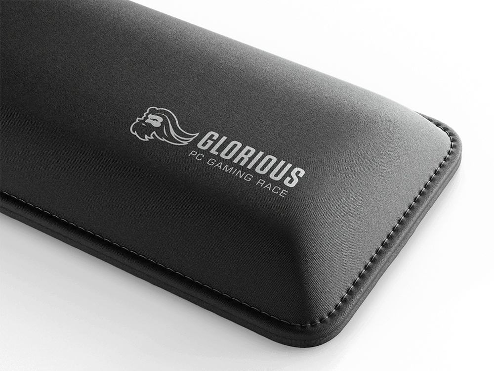 Glorious Padded Regular Tenkeyless Wrist Rest (360x100mm) Black