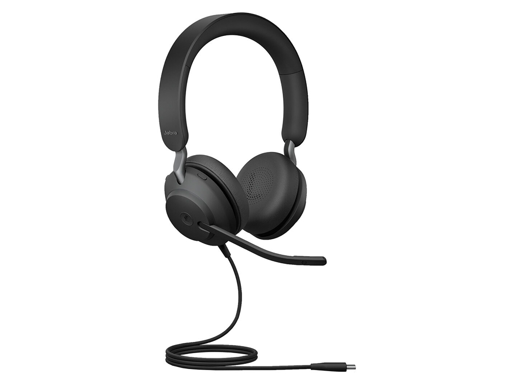 Jabra Evolve2 40 SE UC Certified USB-C Corded Stereo Headset