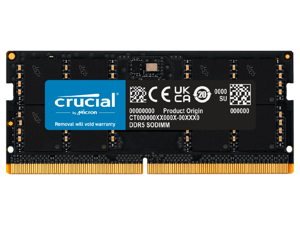 Crucial CT32G56C46S5 32GB DDR5 5600 CL46 SODIMM RAM [CT32G56C46S5]