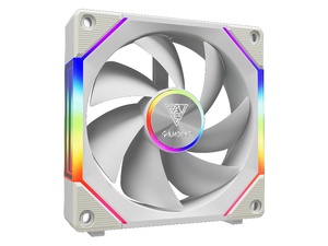 Ventilateur PC GAMDIAS AEOLUS P2 ARGB 120mm PWM - Pales Interchangeables, Contrôleur Inclus, Double Miroir Infini - Pour Boîtier Gaming - 2