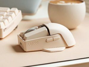 Lofree Touch PBT Tri-mode Wireless Mouse - Tofu [MSLFOE909TF]