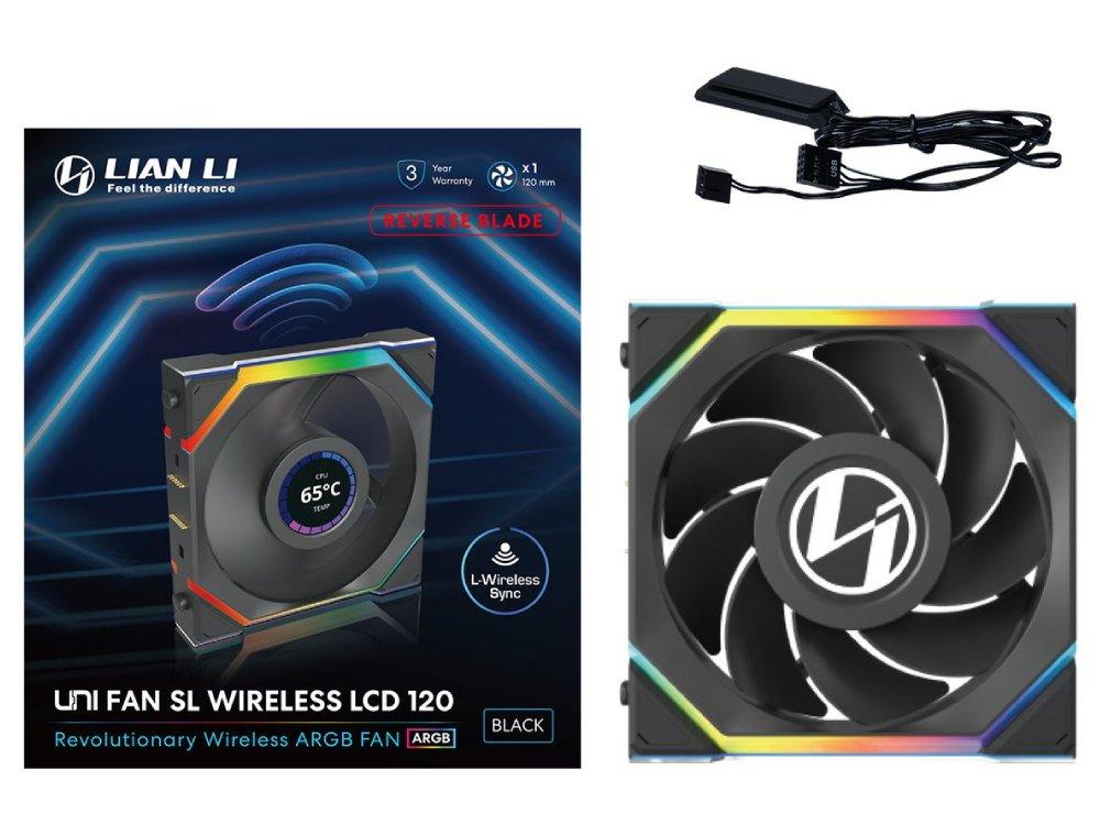 LianLi UNI FAN SL WIRELESS LCD 120 ファン 0197399_0.jpeg