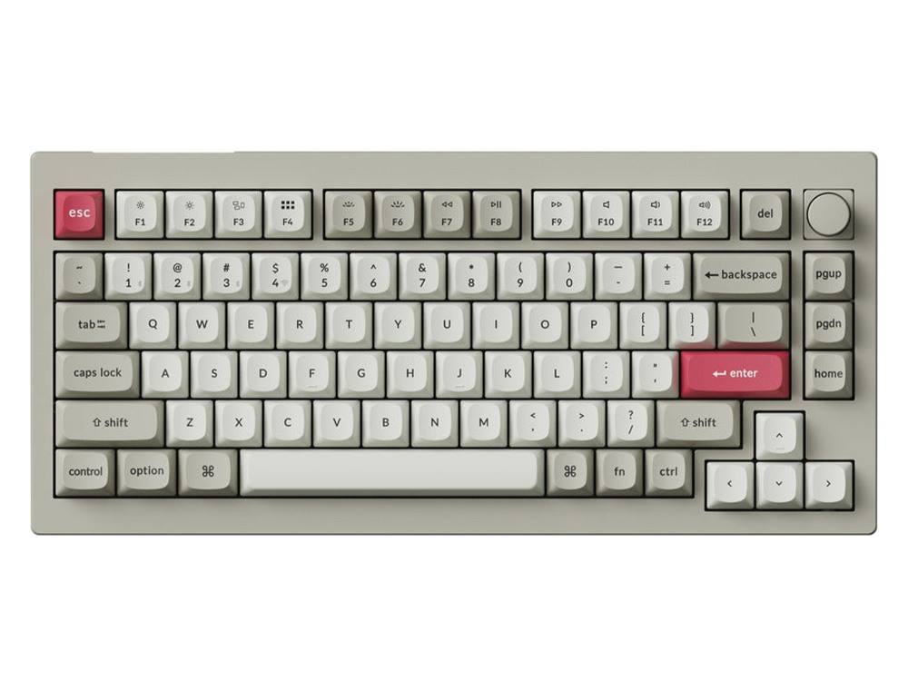 Keychron V1 Max QMK/VIA Wireless Gateron Jupiter Red Switch