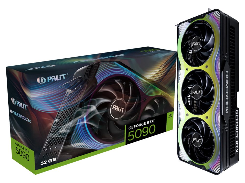 Palit GameRock GeForce RTX 5090 32GB GDDR7 Graphics Card
