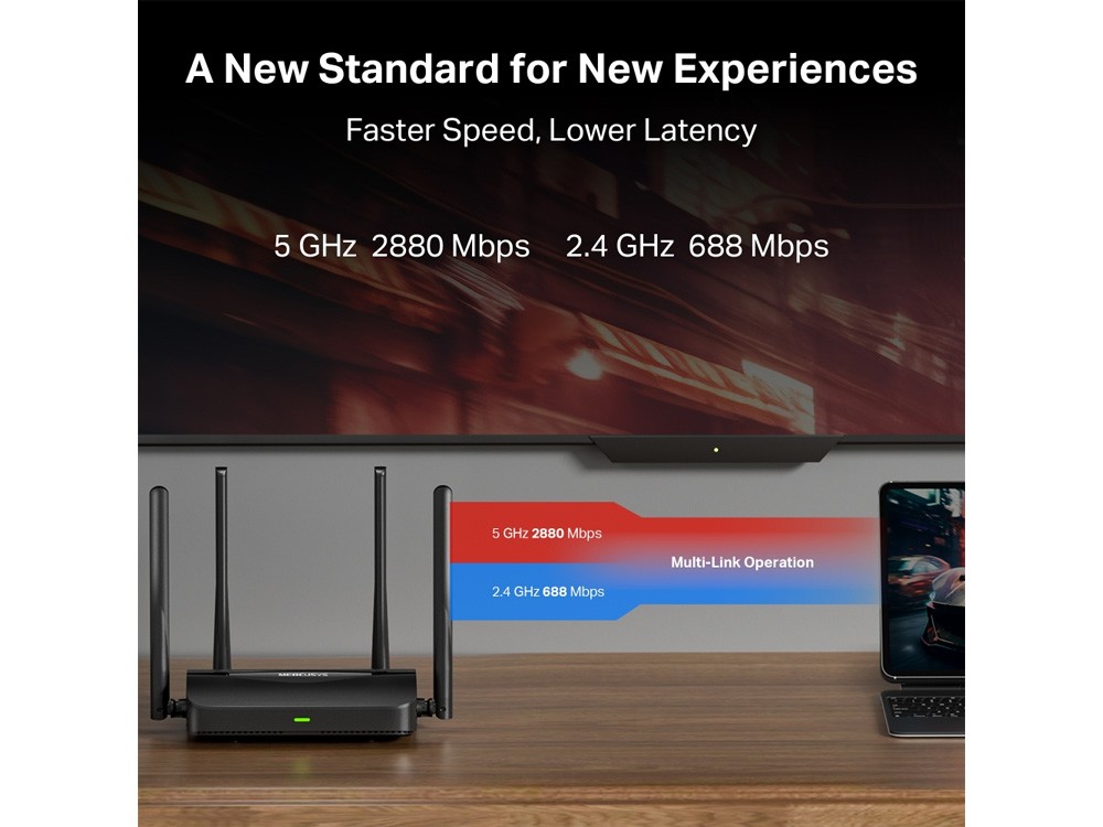 TP-Link Mercusys MR25BE BE3600 Dual Band Wi-Fi 7 Router [MR25BE]