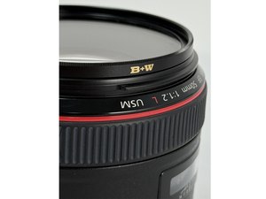 Canon EF 50mm f/1.2 レンズ ES-78フード付き Lens Hood replace ES-78 for Canon EF 50mm f/1.2L USM / 50 mm
