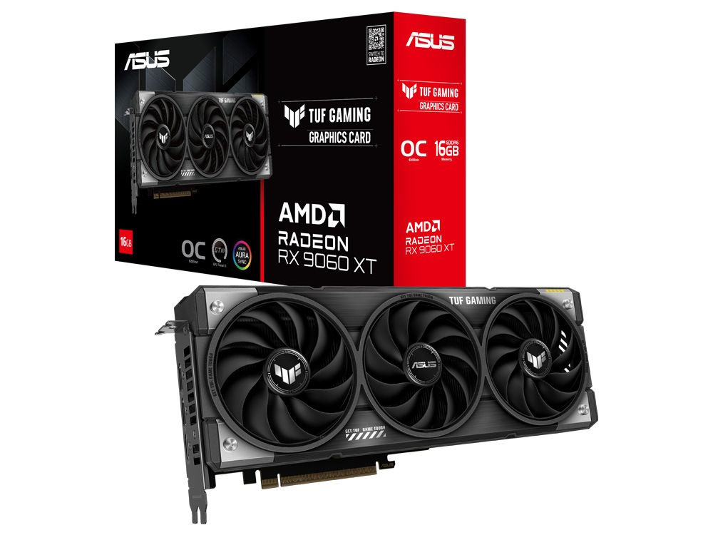 Asus TUF Gaming Radeon RX 9060 XT 16GB GDDR6 OC Edition Graphics