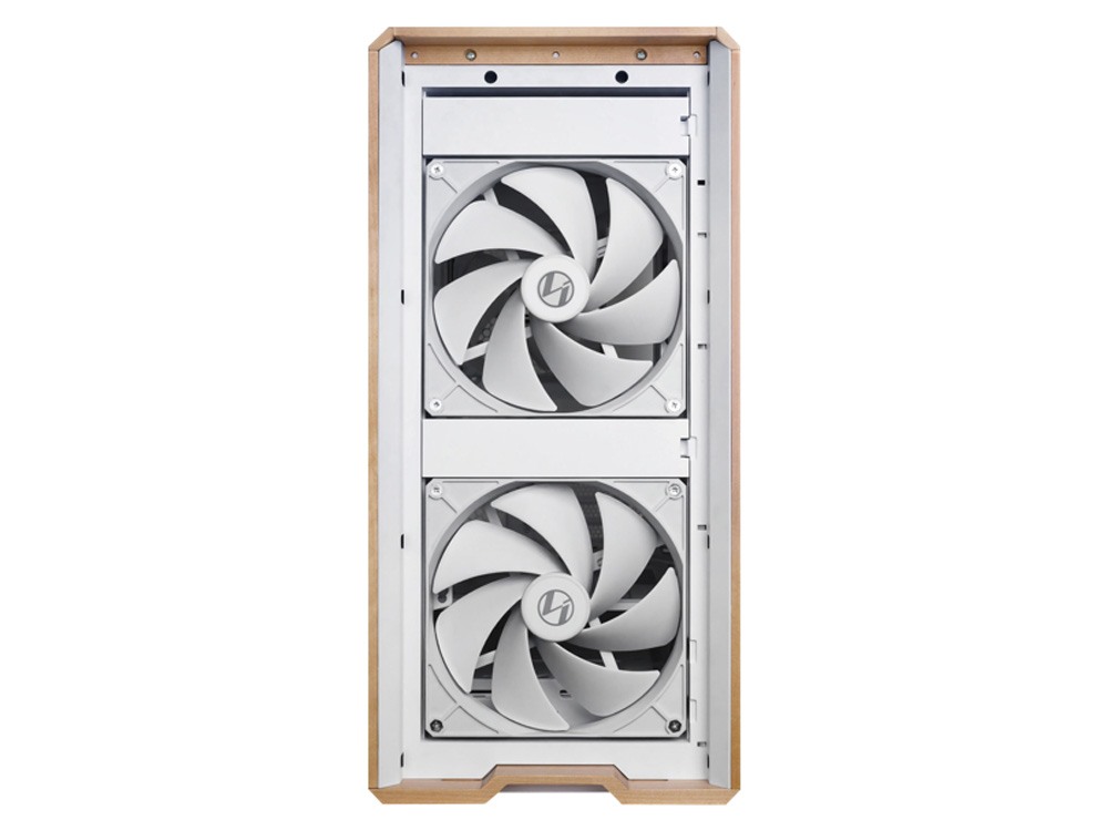 Lian Li Lancool 217 Wood Frame Mid-Tower Case - White [PC-LAN217W]