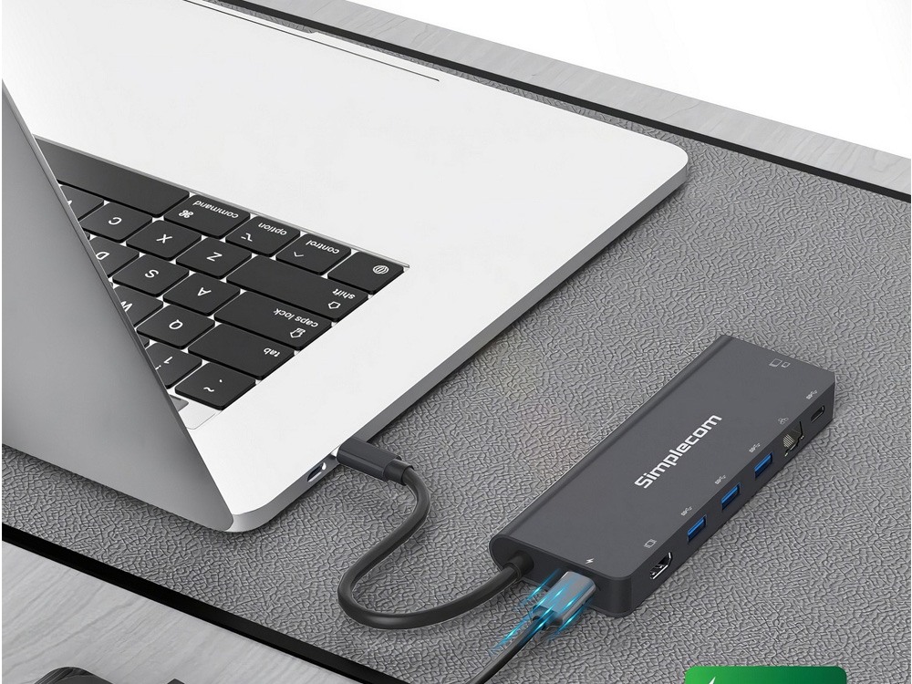 Simplecom CHT590 USB-C SuperSpeed 9-in-1 Multiport Docking Station [CHT590]