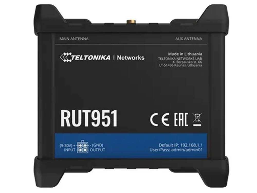 Teltonika RUT951 Industrial Dual SIm 4G LTE Cellular Router [RUT951600600]