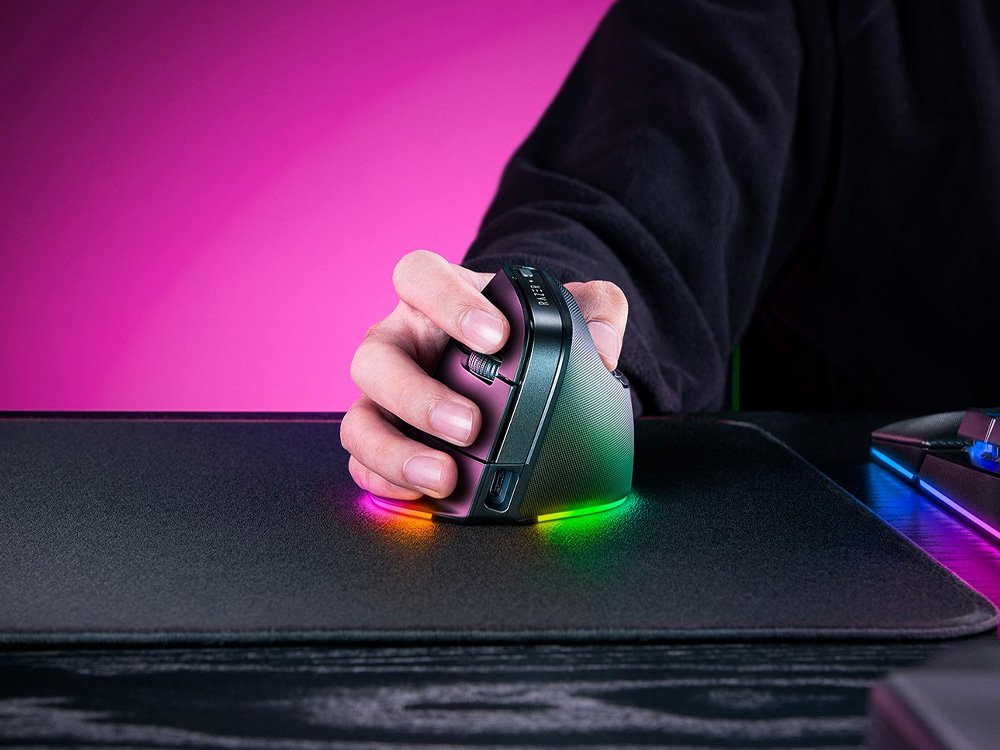 Razer Pro Click V2 Vertical Right-handed Ergonomic Wireless Mouse [RZ01 ...