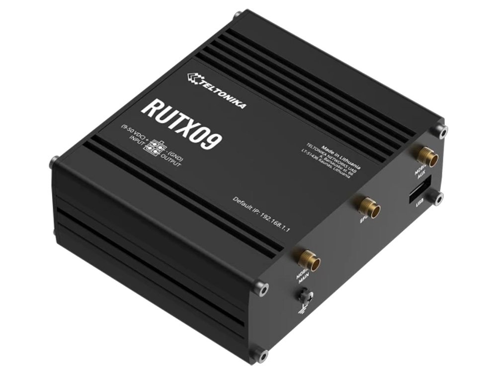 Teltonika RUTX09 Industrial Dual SIM 4G LTE Cellular Router [RUTX09000300]