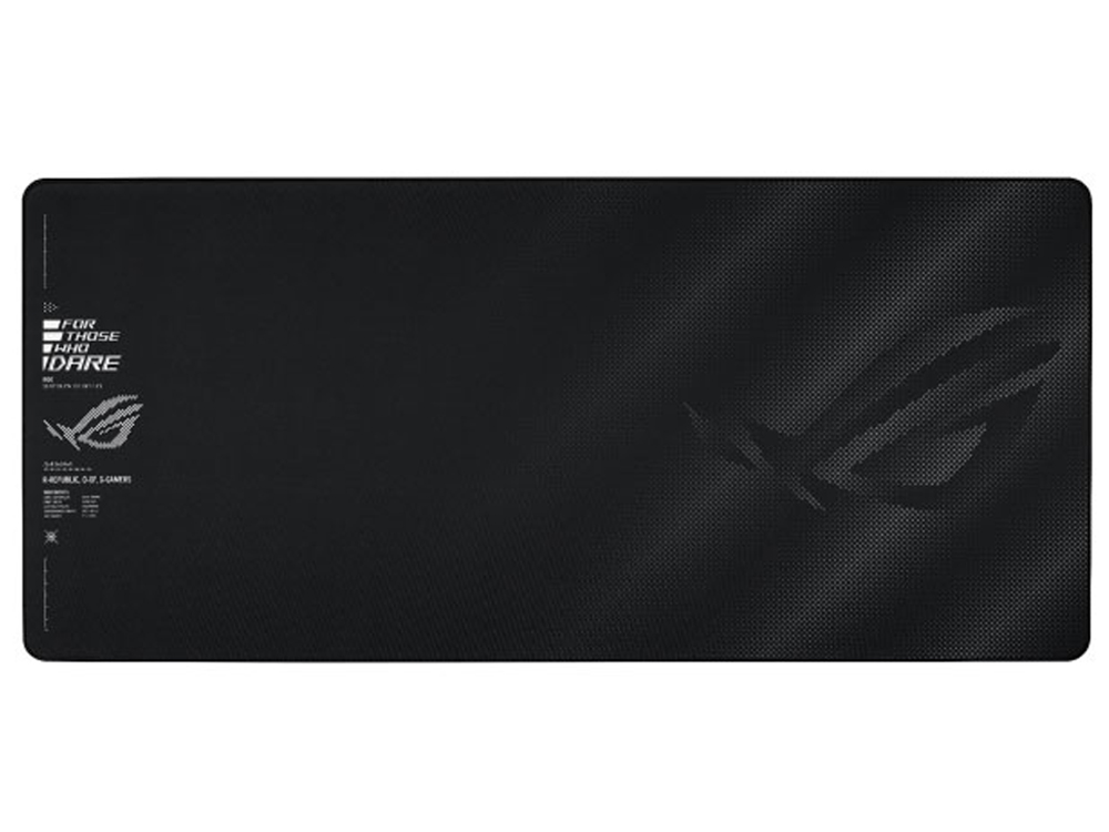 ASUS ROG Sheath Tapis de souris de jeu Noir, Rouge