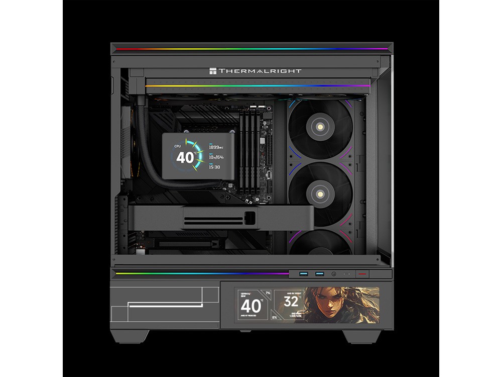 Thermalright TL-UB36 360mm Single-Frame Cooling Case Fans - Black