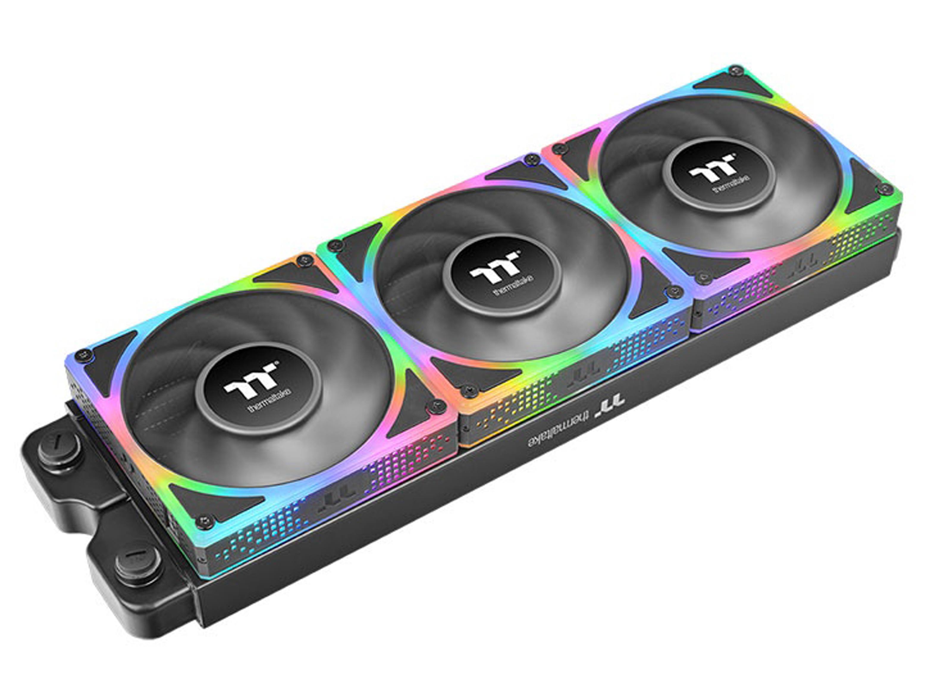 Thermaltake TOUGHFAN EX 120mm ARGB PWM Radiator Fan - Black Edition (3 ...