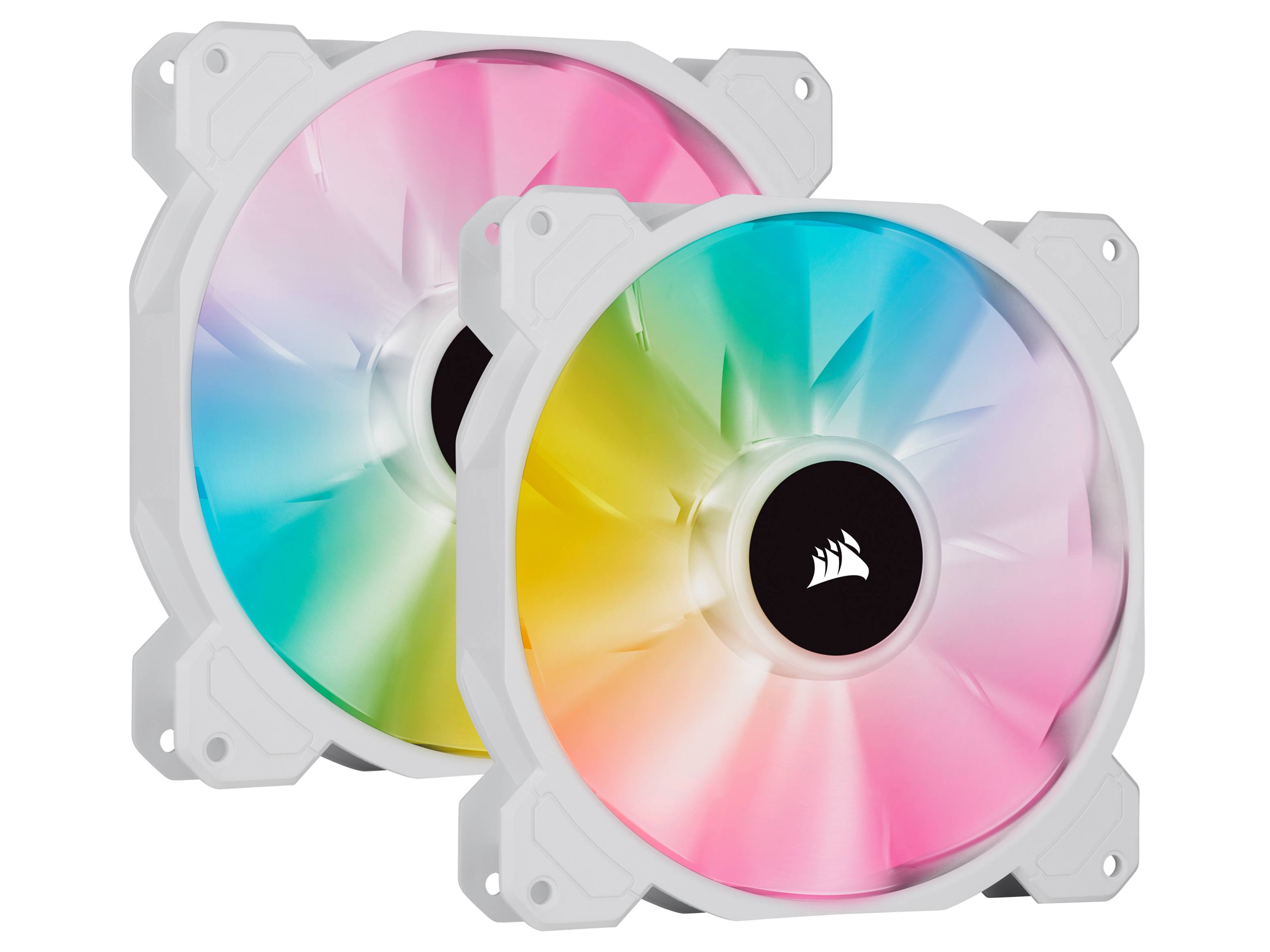 Corsair iCUE SP140 RGB ELITE Dual Fan Kit Cooling Fan - White