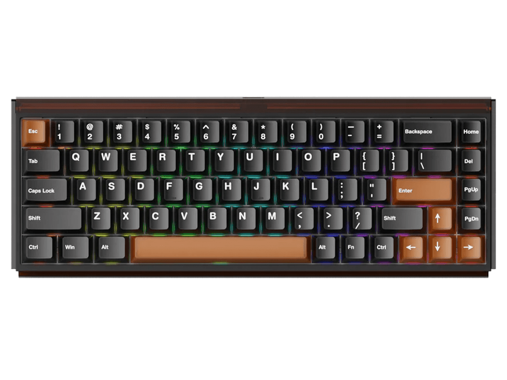 Akko Ray68 AstroAim Magnetic Switch RGB Wireless Mechanical Keyboard - Misty Black & Brown