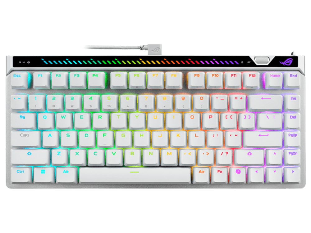 ASUS ROG Falchion Ace 75 HE Gaming Keyboard - White
