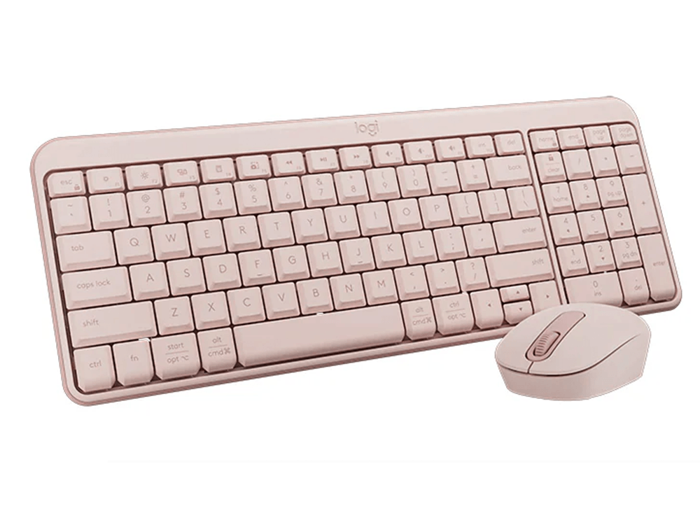 Logitech MK250 Compact Wireless Keyboard & Mouse Combo - Rose [920-013561]