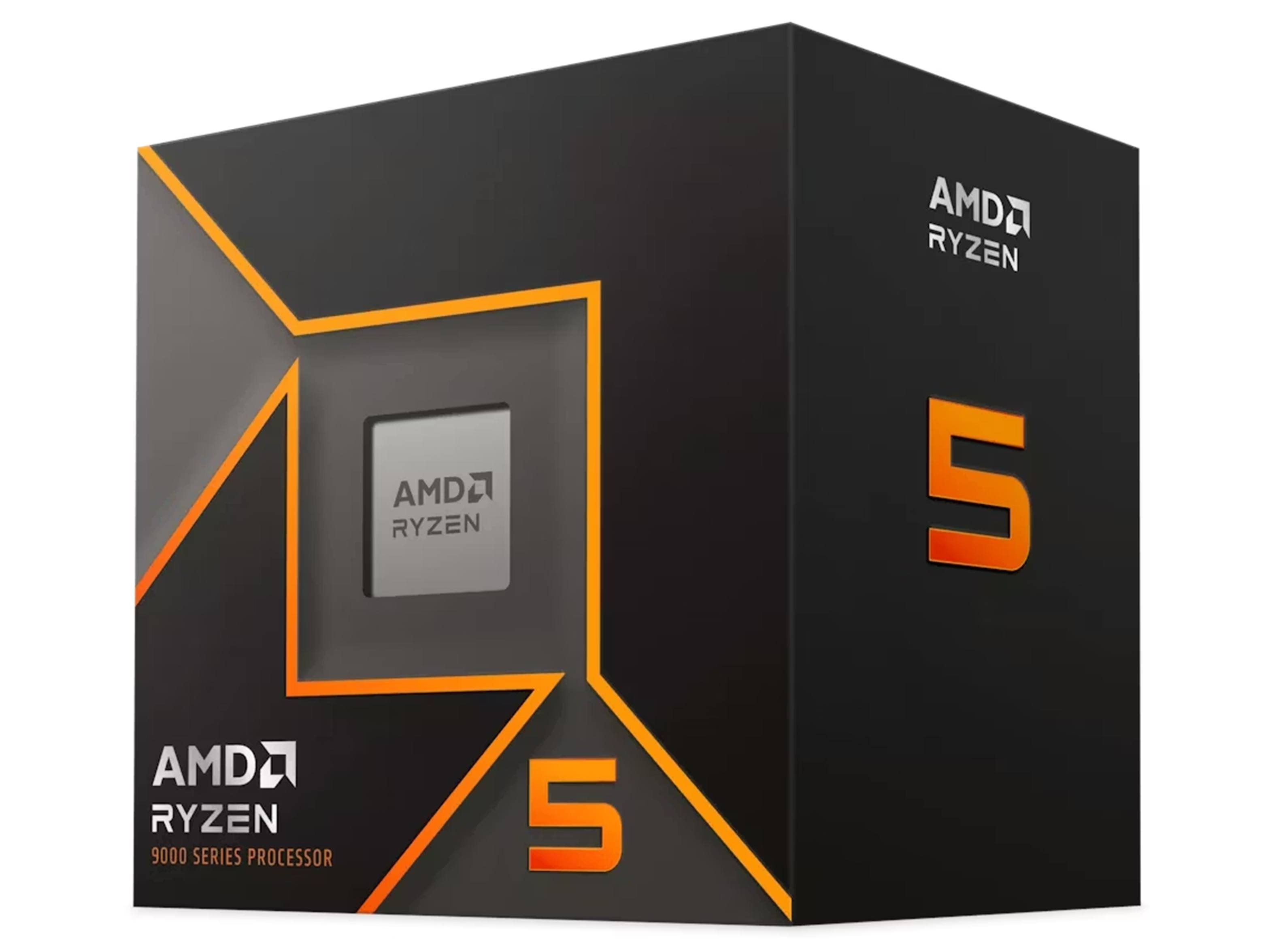 AMD Ryzen 5 9500F 6 Core 12 Threads 5GHz AM5 65W Processor with Wraith Stealth Cooler