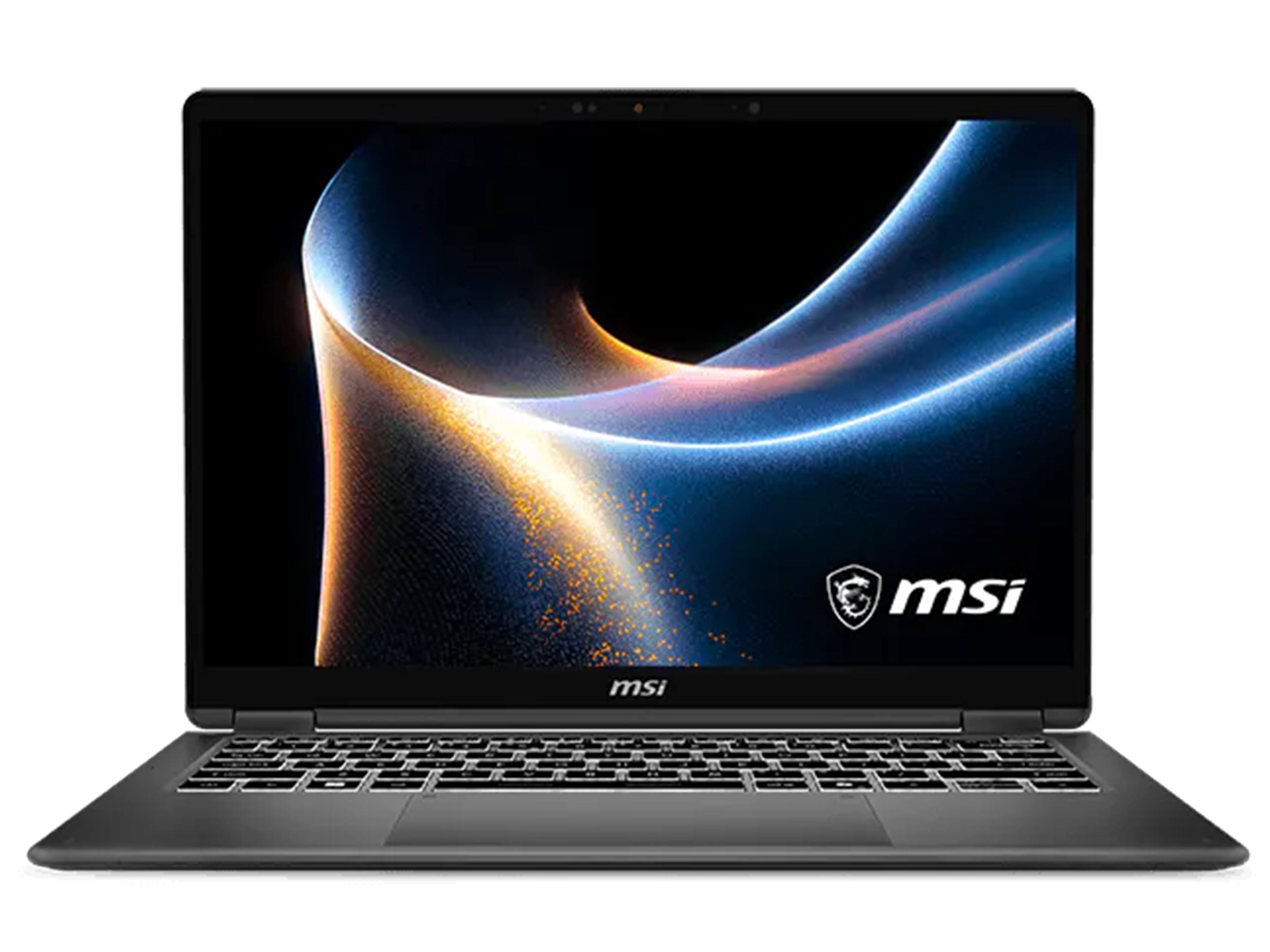 MSI Prestige 14 Flip AI+ D3MTG 14" Touch Core Ultra 9 32GB RAM 2TB Business Laptop - Platinum Grey