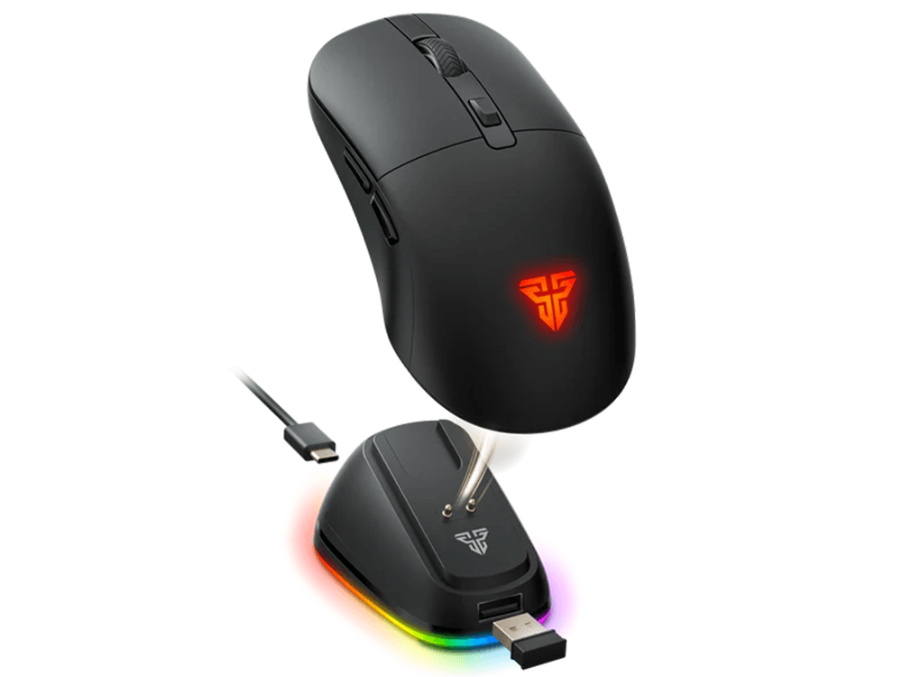 Fantech KANATA Tri-Mode ARGB Wireless Gaming Mouse - Black