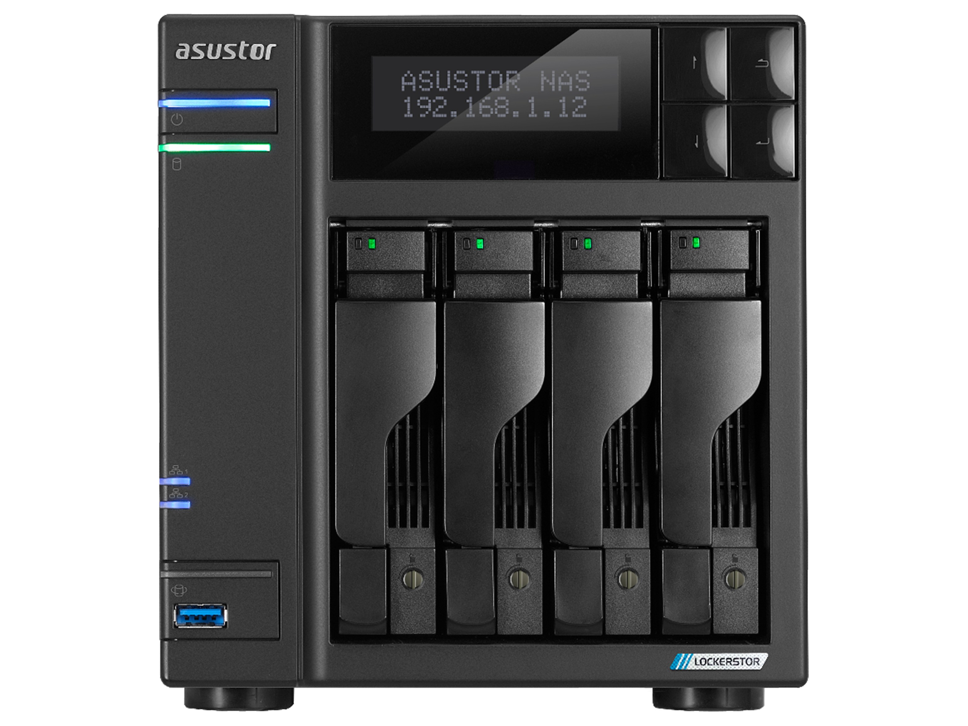 ASUSTOR Lockerstor 2 Gen2+ 4GB RAM 4-Bay NAS