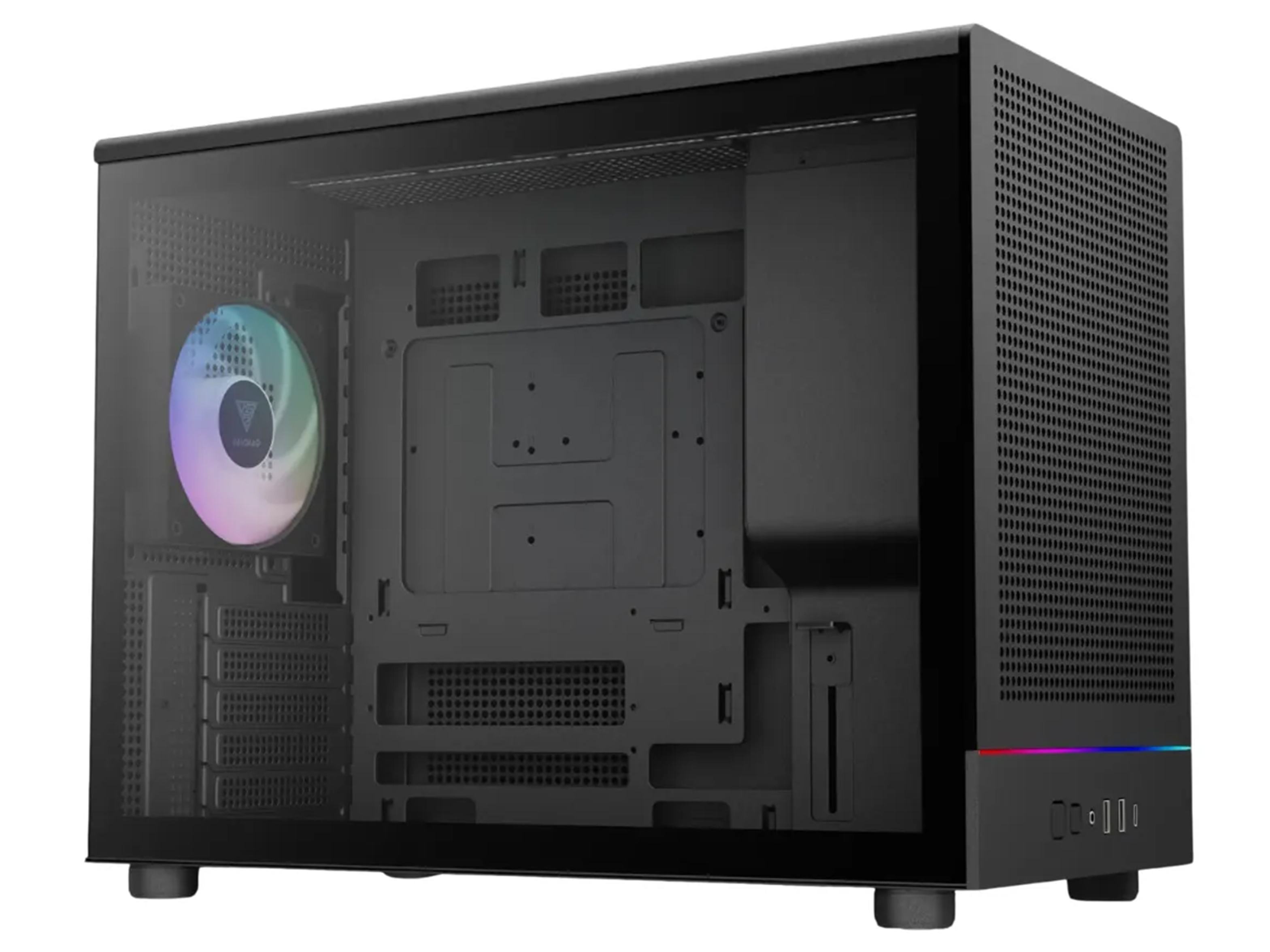 Gamdias ATHENA M4M Tempered Glass Micro-ATX Case - Black