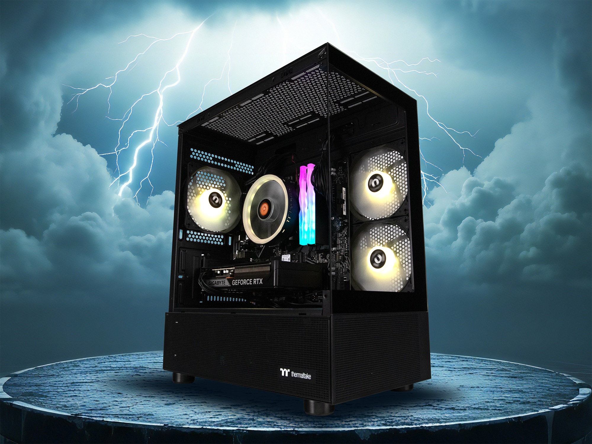Centre Com Storm Ryzen 7 5700X RTX 5060 Ti Gaming PC with Windows 11