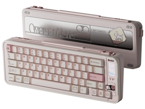 Qwertykeys QK65 MK3 Prebuilt Wireless Mechanical Keyboard - White