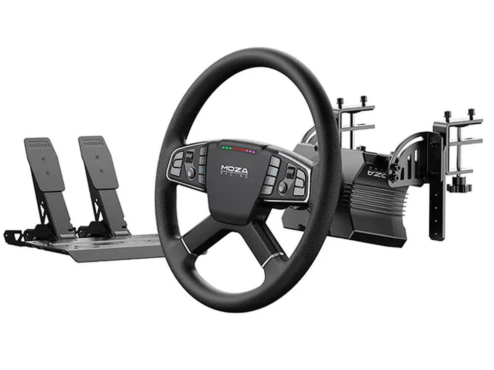 Moza Trucking Bundle (R5 DD Wheelbase + TSW Truck Wheel + SR-P Lite Pedals)