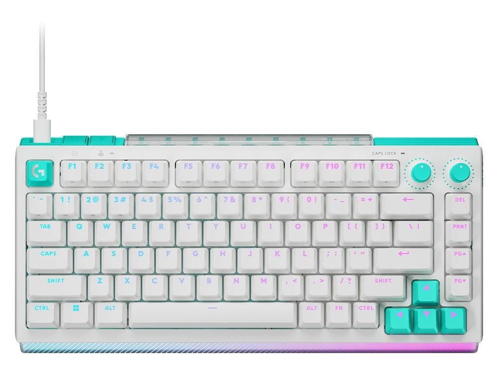 Logitech G G512 X 75 TMR Analog Mechanical Gaming Keyboard - White