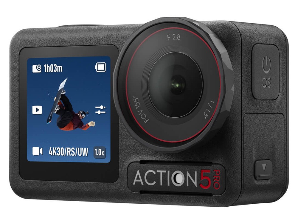 DJI Osmo Action 5 Pro 40MP 1/1.3" CMOS 4K/120fps 47GB Action Camera (Adventure Combo)