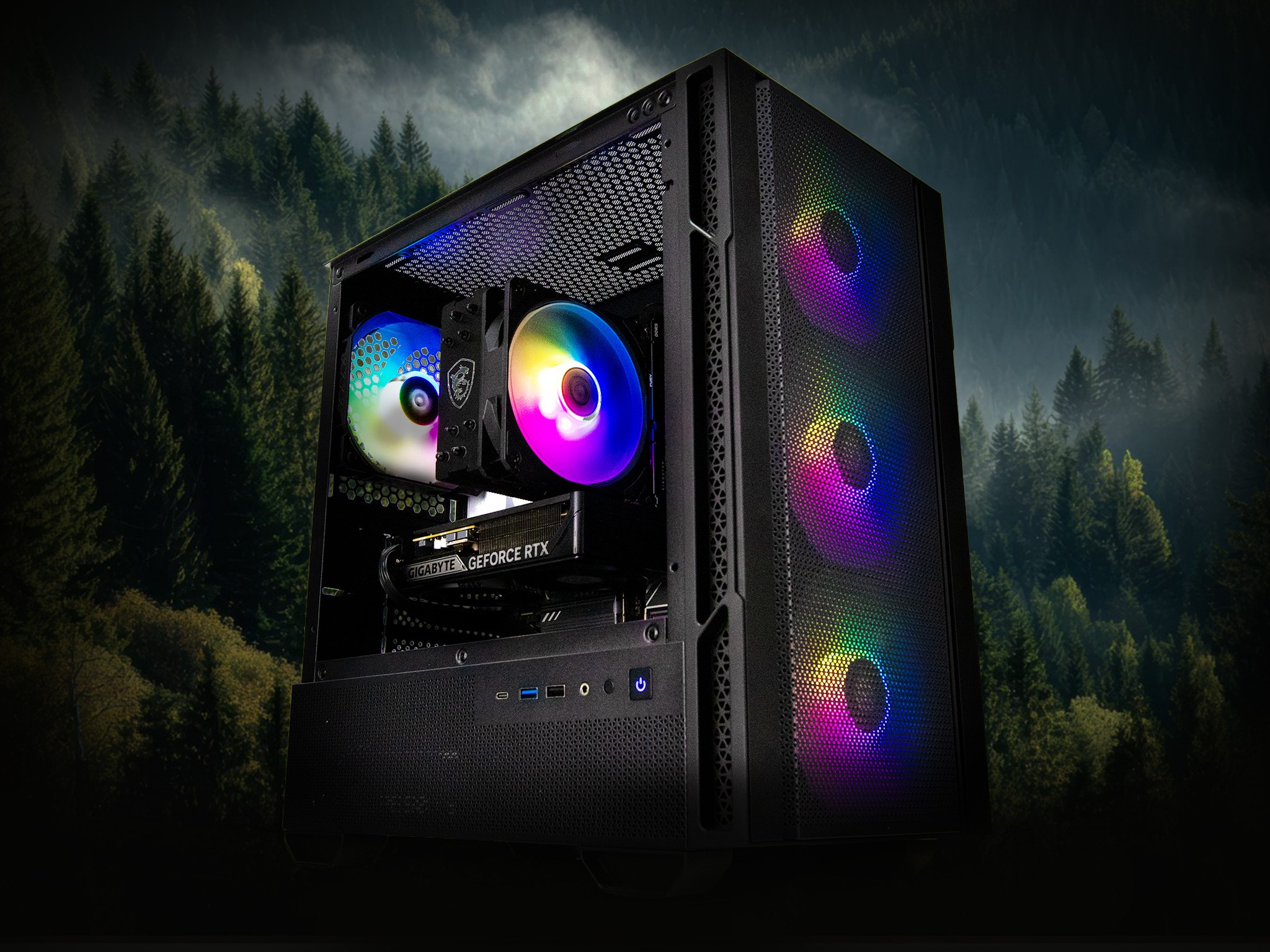 Centre Com Cypress Core Ultra 5 225F RTX 5060 Gaming PC with Windows 11