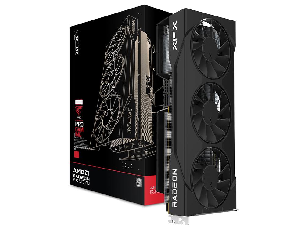 XFX Swift AMD Radeon RX 9070 GRE Triple Fan Gaming Edition 12GB GDDR6 Graphics Card