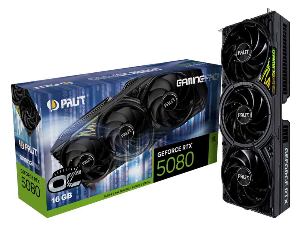 Palit GeForce RTX 5080 GamingPro OC 16GB GDDR7 Graphics Card