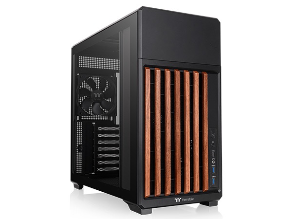Thermaltake TR300 WS Black Wood Edition Tempered Glass Mid-Tower ATX Case