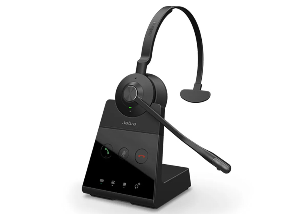 Jabra Engage 65 SE Mono DECT Wireless On-Ear Headset with Base