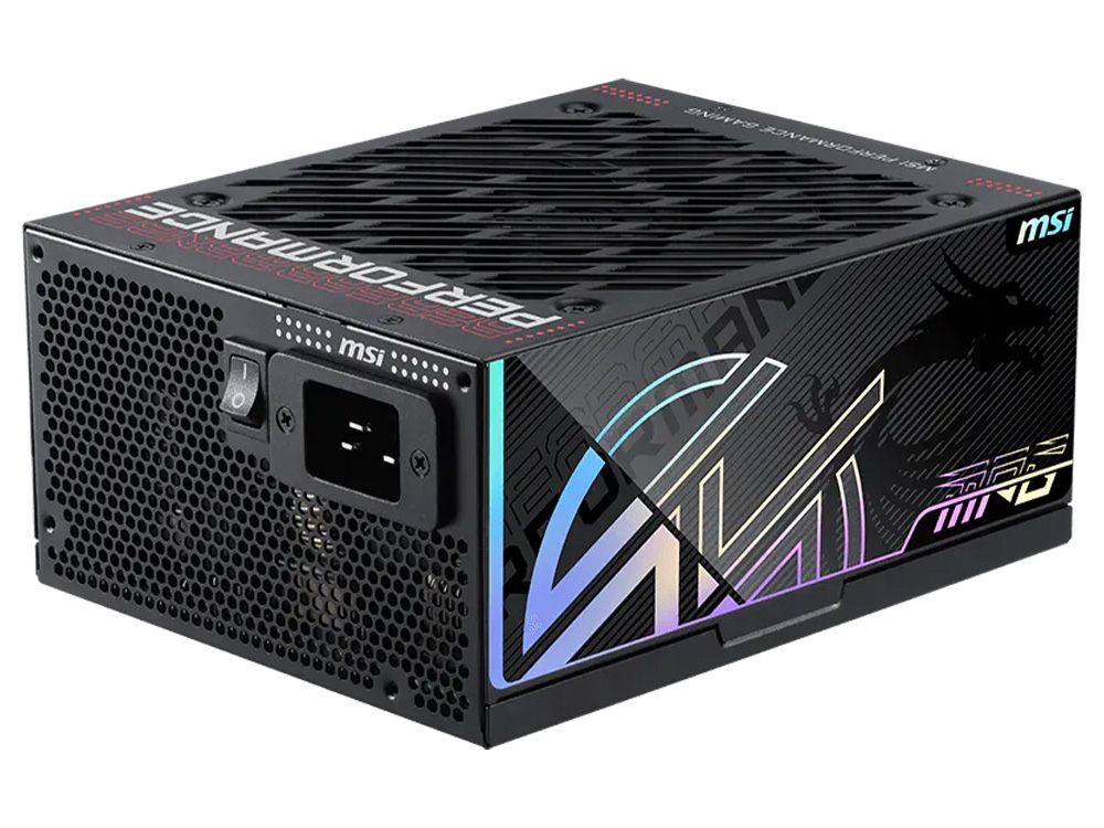 MSI MPG Ai1300TS PCIE5 1300W 80+ Titanium Fully Modular ATX 3.1 Power Supply