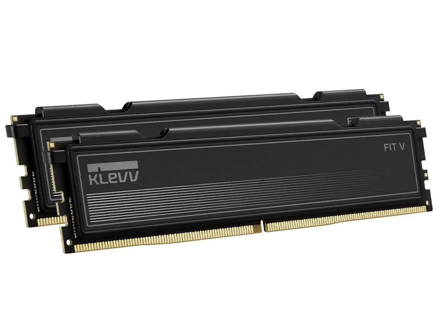 KLEVV FIT V 16GB (2 x 8GB) DDR5-6000 CL30 Desktop RAM - Jet Black
