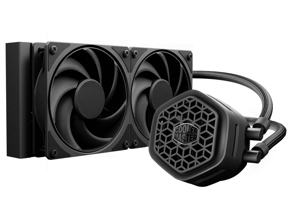 Cooler Master MasterLiquid Atmos II Stealth 240mm All-Black Non-LED AIO Liquid CPU Cooler