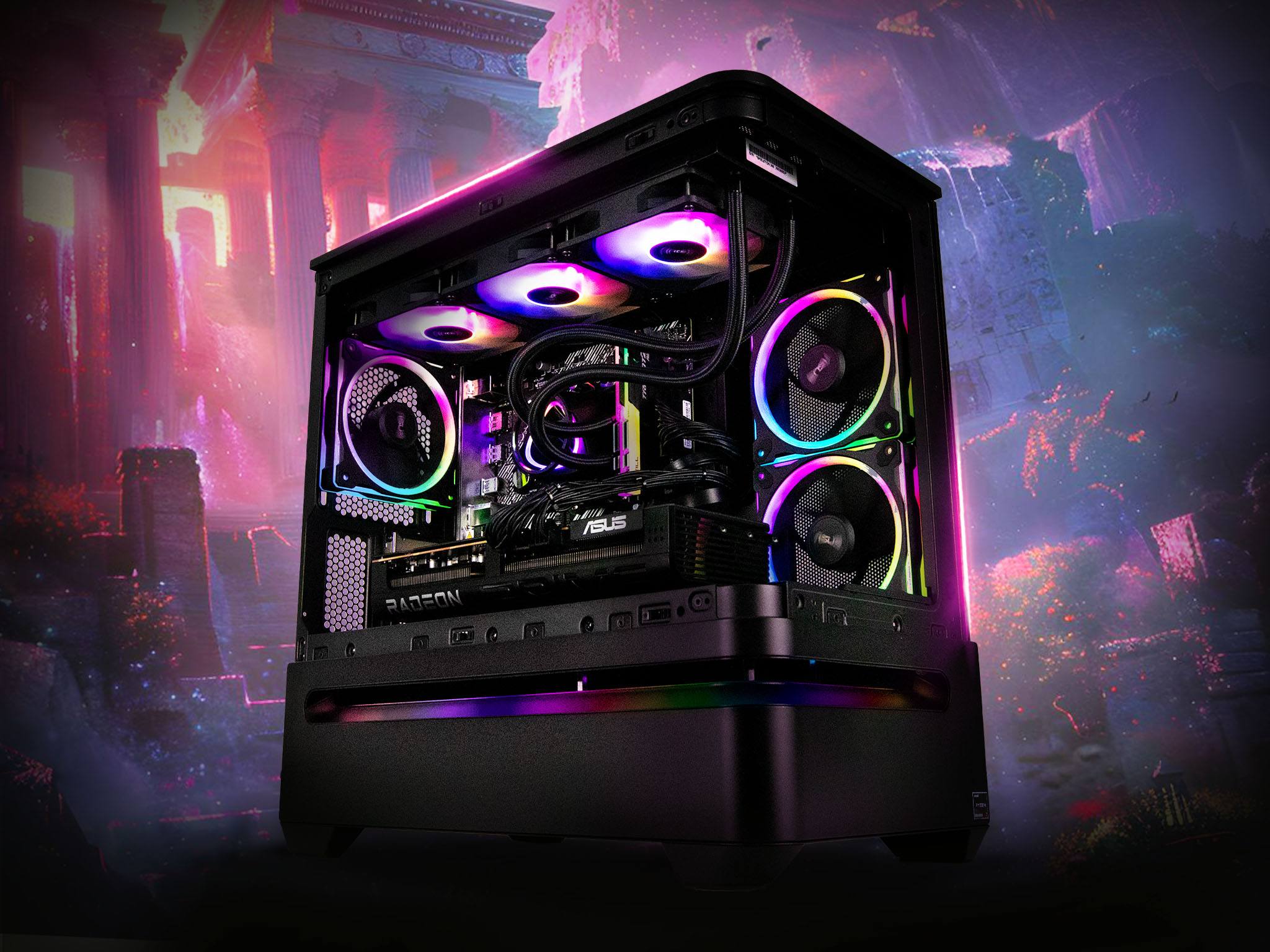 Centre Com Athena Ryzen 7 5800X3D RX 9070 XT Gaming PC with Windows 11