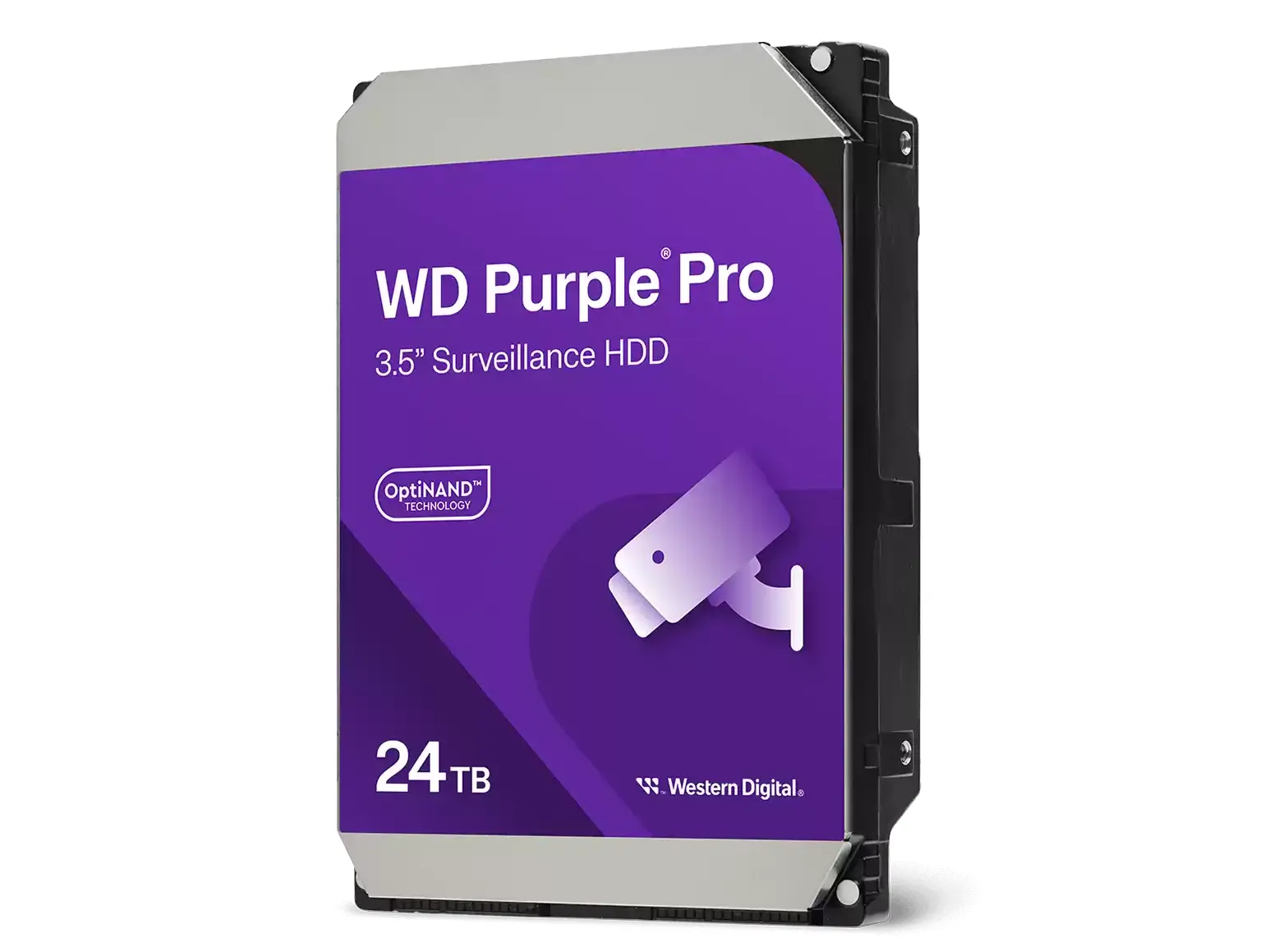 WD Purple Pro 24TB 7200RPM WD241PURP SATA 6GB/s 3.5" Surveillance Internal Hard Drive