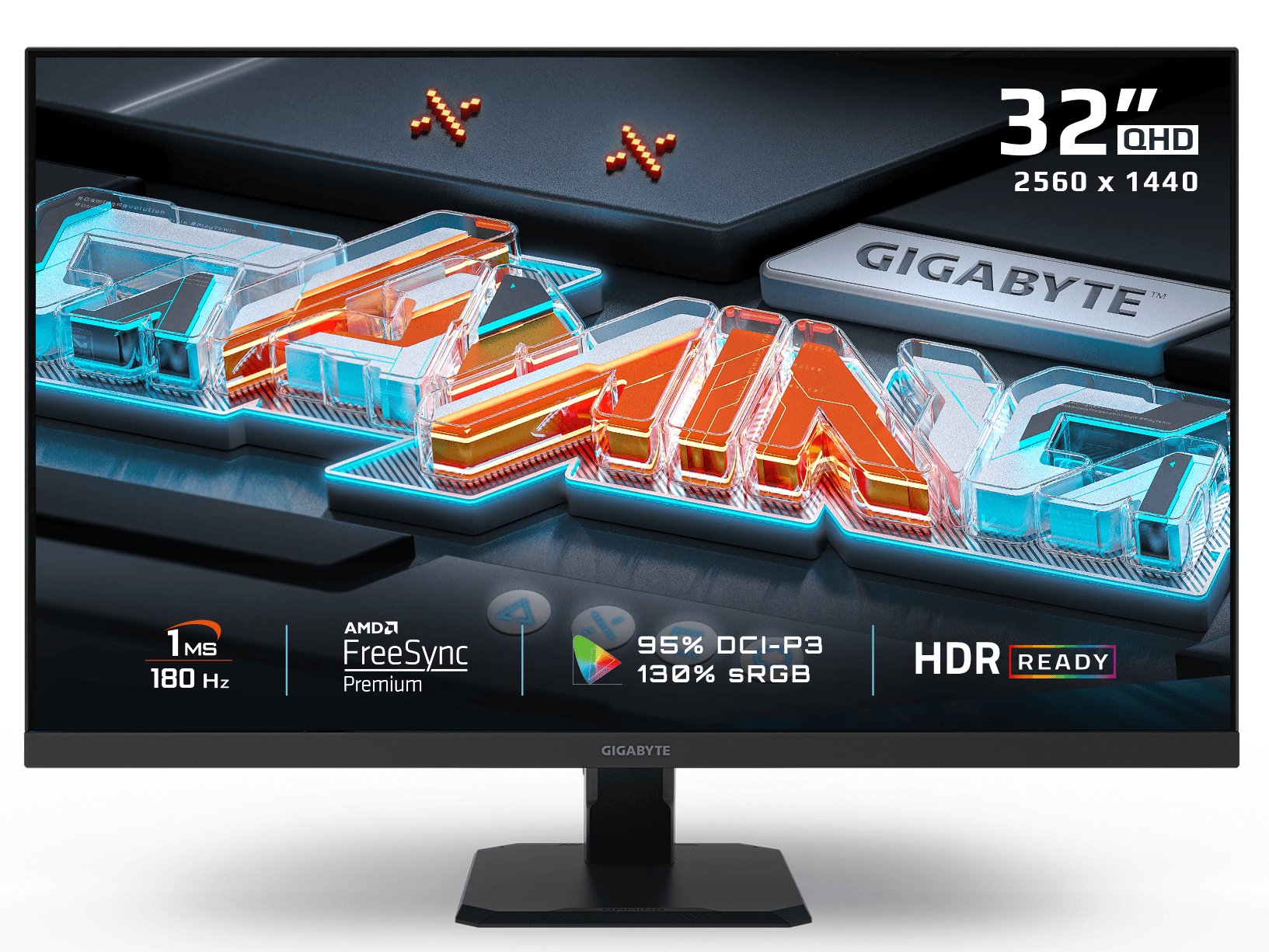 GIGABYTE GS32QA 31.5" QHD SS IPS 180Hz 1ms Gaming Monitor