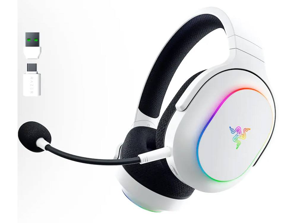 Razer Barracuda X Chroma Wireless Multi-Platform RGB Gaming Headset - White